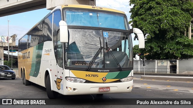 Empresa Gontijo de Transportes 14785 na cidade de Rio de Janeiro, Rio de Janeiro, Brasil, por Paulo Alexandre da Silva. ID da foto: 8694754.