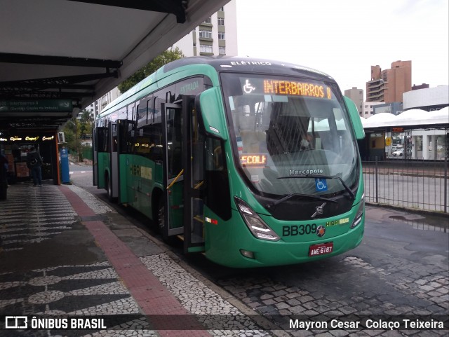 Transporte Coletivo Glória BB309 na cidade de Curitiba, Paraná, Brasil, por Mayron Cesar  Colaço Teixeira. Número da foto: #8694939.
