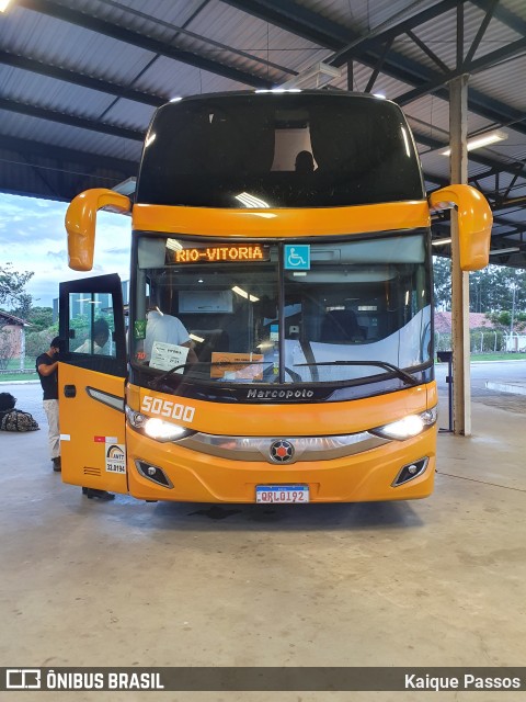 Viação Águia Branca 50500 na cidade de Vila Velha, Espírito Santo, Brasil, por Kaique Passos. Número da foto: #8695556.