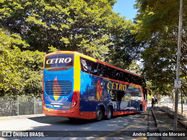Viação Cetro 20003 na cidade de São Paulo, São Paulo, Brasil, por Andre Santos de Moraes. Número da foto: #8695158.