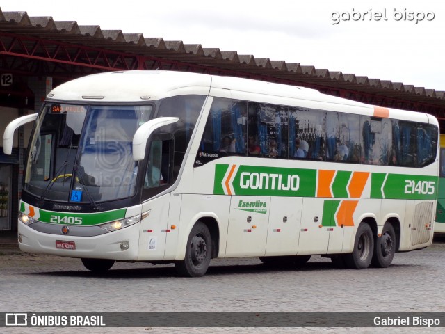 Empresa Gontijo de Transportes 21405 na cidade de Vitória da Conquista, Bahia, Brasil, por Gabriel Bispo. ID da foto: 8694597.