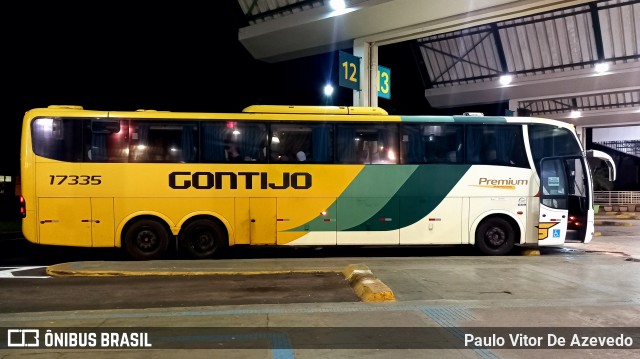 Empresa Gontijo de Transportes 17335 na cidade de Franca, São Paulo, Brasil, por Paulo Vitor De Azevedo. ID da foto: 8693619.