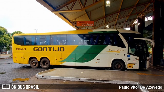 Empresa Gontijo de Transportes 18640 na cidade de Uberaba, Minas Gerais, Brasil, por Paulo Vitor De Azevedo. ID da foto: 8693620.