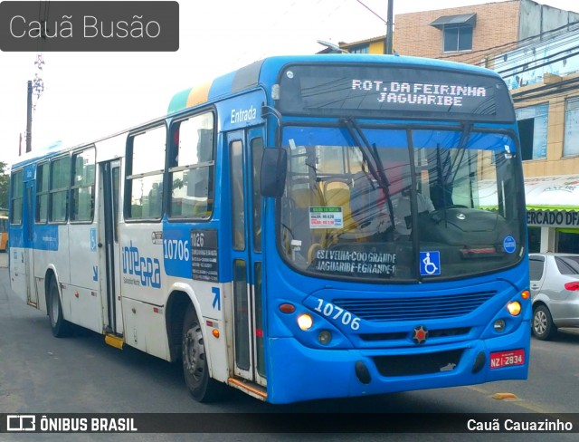Concessionária Salvador Norte - CSN Transportes 10706 na cidade de Salvador, Bahia, Brasil, por Cauã Cauazinho. Número da foto: #8693876.