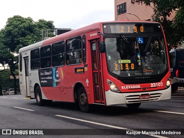 Laguna Auto Ônibus 23102 na cidade de Belo Horizonte, Minas Gerais, Brasil, por Kaique Marquês Medeiros . Número da foto: #8693581.