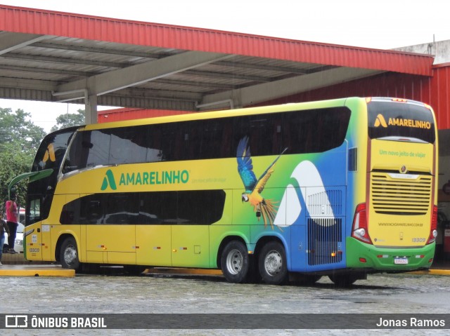 Viação Amarelinho 13309 na cidade de Guaratinguetá, São Paulo, Brasil, por Jonas Ramos. Número da foto: #8722496.