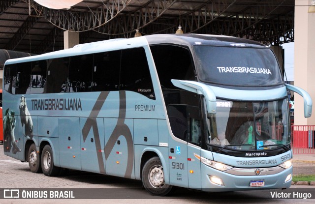 Transbrasiliana Transportes e Turismo 51301 na cidade de Imperatriz, Maranhão, Brasil, por Victor Hugo. Número da foto: #8722406.