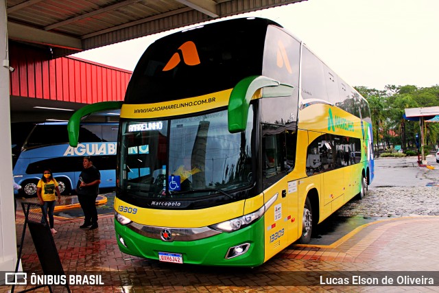 Viação Amarelinho 13309 na cidade de Guaratinguetá, São Paulo, Brasil, por Lucas Elson de Oliveira. Número da foto: #8720642.