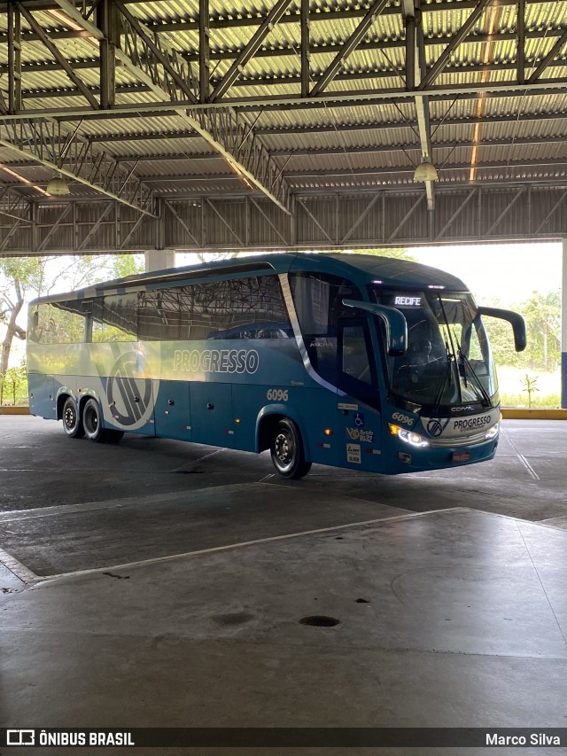 Auto Viação Progresso 6096 na cidade de Recife, Pernambuco, Brasil, por Marco Silva. Número da foto: #8721269.
