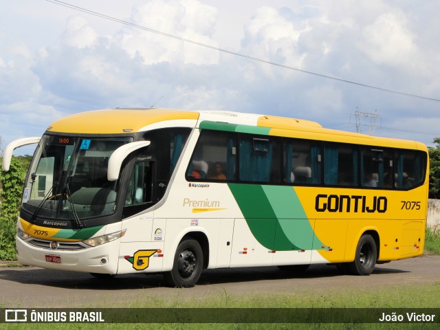 Empresa Gontijo de Transportes 7075 na cidade de Teresina, Piauí, Brasil, por João Victor. ID da foto: 8721486.