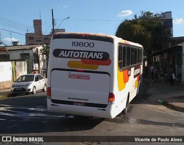 Autotrans > Turilessa 19800 na cidade de Itaúna, Minas Gerais, Brasil, por Vicente de Paulo Alves. Número da foto: #8721456.