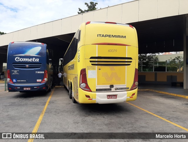 Viação Itapemirim 60079 na cidade de Ribeirão Preto, São Paulo, Brasil, por Marcelo Horta. Número da foto: #8721876.