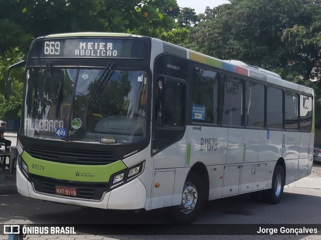 Viação Vila Real B11579 na cidade de Rio de Janeiro, Rio de Janeiro, Brasil, por Jorge Gonçalves. ID da foto: 8721707.