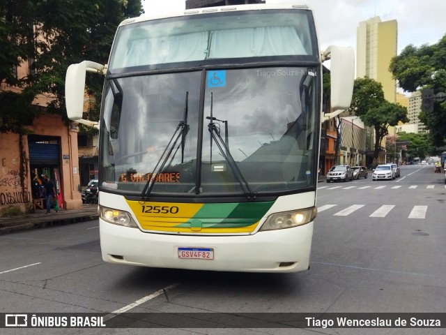 Empresa Gontijo de Transportes 12550 na cidade de Belo Horizonte, Minas Gerais, Brasil, por Tiago Wenceslau de Souza. ID da foto: 8721892.