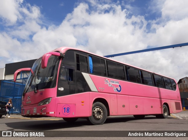 TRACOPA - Transportes Costarricenses Panameños 18 na cidade de San José, San José, Costa Rica, por Andrés Martínez Rodríguez. ID da foto: 8720340.