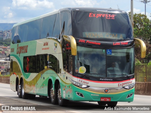 Expressa Turismo 55300 na cidade de Belo Horizonte, Minas Gerais, Brasil, por Adão Raimundo Marcelino. ID da foto: 8723320.