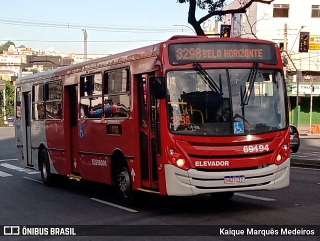 Viação Santa Edwiges 69194 na cidade de Belo Horizonte, Minas Gerais, Brasil, por Kaique Marquês Medeiros . Número da foto: #8722798.