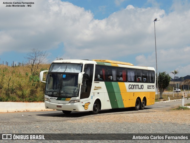 Empresa Gontijo de Transportes 12275 na cidade de João Monlevade, Minas Gerais, Brasil, por Antonio Carlos Fernandes. ID da foto: 8722967.