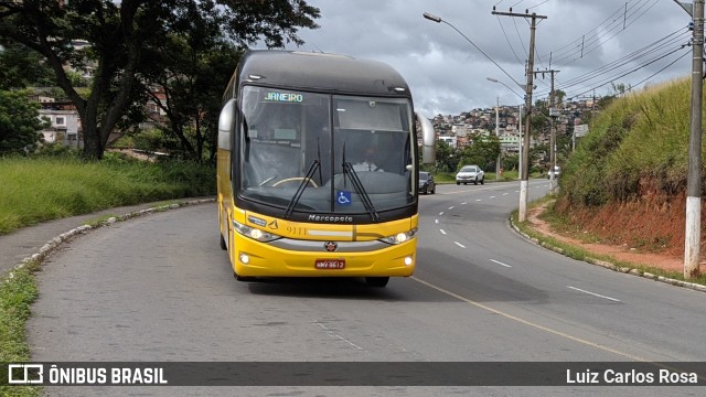 Brisa Ônibus 9111 na cidade de Juiz de Fora, Minas Gerais, Brasil, por Luiz Carlos Rosa. Número da foto: #8722770.