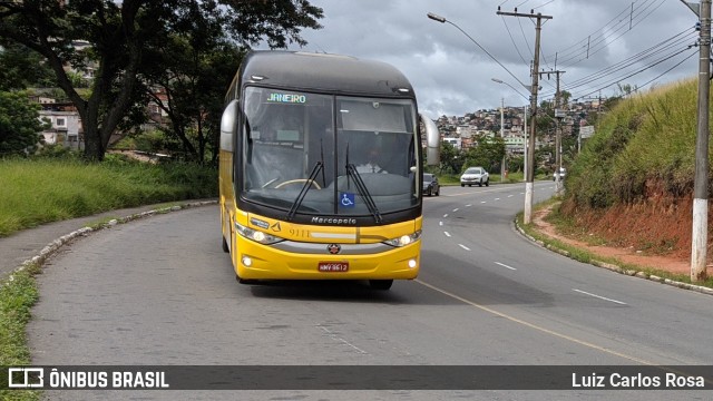 Brisa Ônibus 9111 na cidade de Juiz de Fora, Minas Gerais, Brasil, por Luiz Carlos Rosa. ID da foto: 8722770.