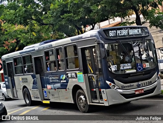 Milênio Transportes 11139 na cidade de Belo Horizonte, Minas Gerais, Brasil, por Juliano Felipe. Número da foto: #8722617.