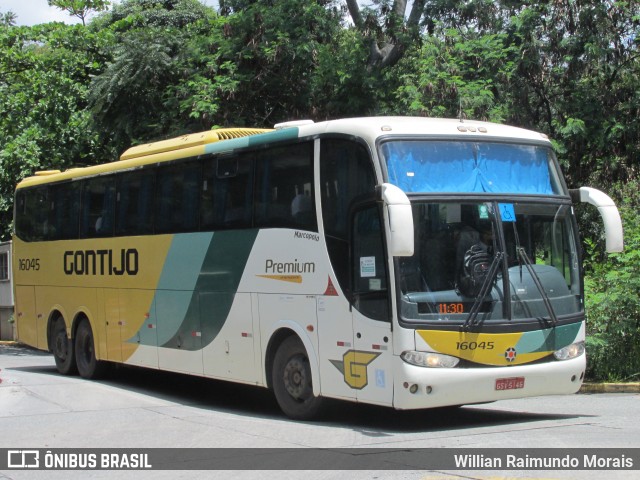 Empresa Gontijo de Transportes 16045 na cidade de São Paulo, São Paulo, Brasil, por Willian Raimundo Morais. Número da foto: #8724195.