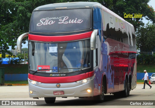 Expresso São Luiz 7830 na cidade de Goiânia, Goiás, Brasil, por Carlos Júnior. ID da foto: 8726187.