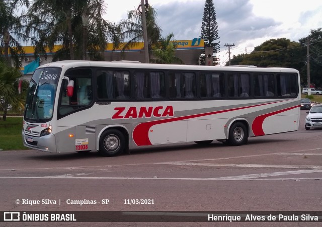 Zanca Transportes 12036 na cidade de Campinas, São Paulo, Brasil, por Henrique Alves de Paula Silva. Número da foto: #8726552.