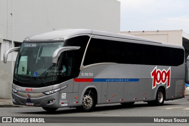 Auto Viação 1001 RJ 108.1124 na cidade de Rio de Janeiro, Rio de Janeiro, Brasil, por Matheus Souza. Número da foto: #8727524.