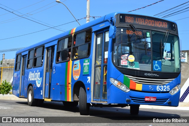 Viação Atalaia Transportes 6325 na cidade de Aracaju, Sergipe, Brasil, por Eduardo Ribeiro. Número da foto: #8725102.