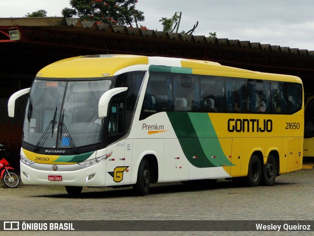 Empresa Gontijo de Transportes 21650 na cidade de Vitória da Conquista, Bahia, Brasil, por Wesley Queiroz. ID da foto: 8727276.