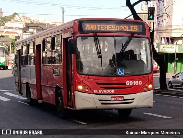 Viação Santa Edwiges 69160 na cidade de Belo Horizonte, Minas Gerais, Brasil, por Kaique Marquês Medeiros . Número da foto: #8725147.