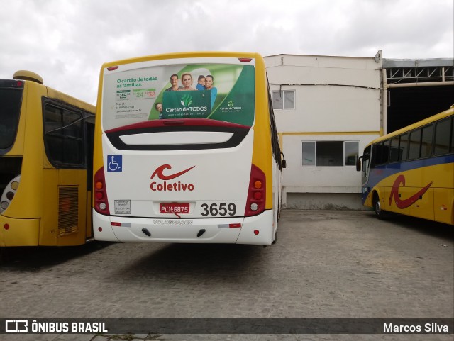 Coletivo Transportes 3659 na cidade de Caruaru, Pernambuco, Brasil, por Marcos Silva. ID da foto: 8726026.