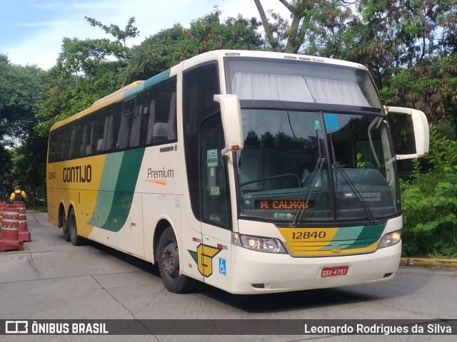 Empresa Gontijo de Transportes 12840 na cidade de São Paulo, São Paulo, Brasil, por Leonardo Rodrigues da Silva. ID da foto: 8725524.