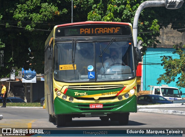 TREL - Transturismo Rei RJ 165.224 na cidade de Magé, Rio de Janeiro, Brasil, por Eduardo  Marques Teixeira. Número da foto: #8725873.