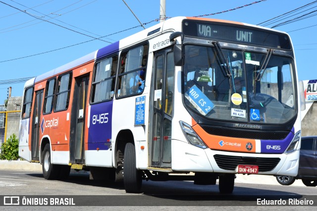 Capital Transportes 8465 na cidade de Aracaju, Sergipe, Brasil, por Eduardo Ribeiro. Número da foto: #8725090.