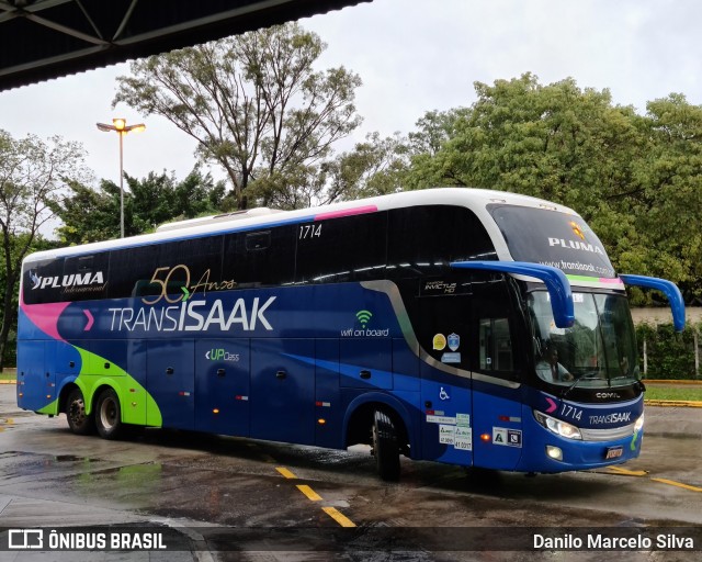 Trans Isaak Turismo 1714 na cidade de São Paulo, São Paulo, Brasil, por Danilo Marcelo Silva. Número da foto: #8729838.