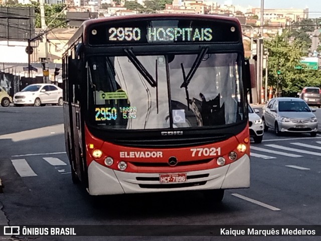 Eldorado Transportes 77021 na cidade de Belo Horizonte, Minas Gerais, Brasil, por Kaique Marquês Medeiros . Número da foto: #8728689.
