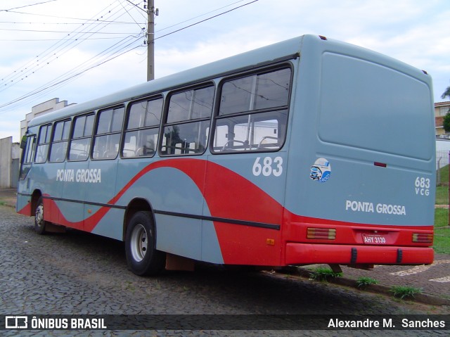 VCG - Viação Campos Gerais 683 na cidade de Ponta Grossa, Paraná, Brasil, por Alexandre M.  Sanches. Número da foto: #8729513.