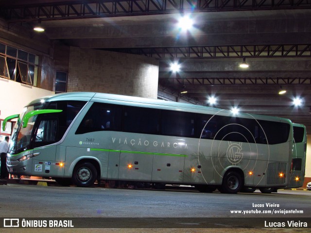 Viação Garcia 7687 na cidade de Apucarana, Paraná, Brasil, por Lucas Vieira. Número da foto: #8728785.
