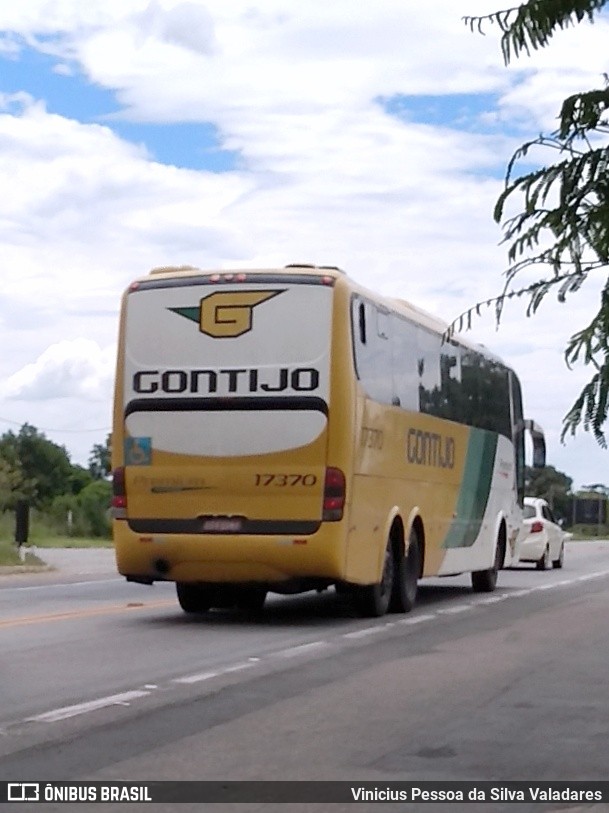 Empresa Gontijo de Transportes 17370 na cidade de Campos dos Goytacazes, Rio de Janeiro, Brasil, por Vinicius Pessoa da Silva Valadares. ID da foto: 8728745.