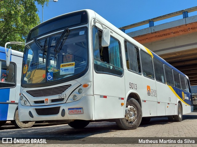 Viação Cidade do Aço 5013 na cidade de Volta Redonda, Rio de Janeiro, Brasil, por Matheus Martins da Silva. ID da foto: 8728538.