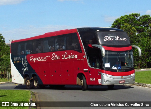 Expresso São Luiz 7830 na cidade de Brasília, Distrito Federal, Brasil, por Charlestom Vinicius Carvalho Silva. Número da foto: #8728751.