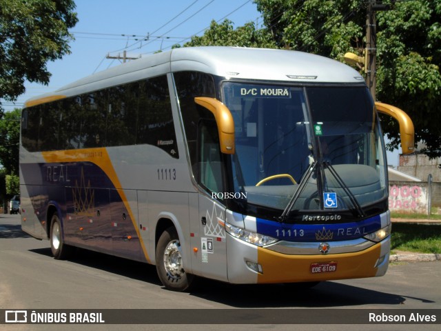 Viação Real 11113 na cidade de Paranavaí, Paraná, Brasil, por Robson Alves. Número da foto: #8730106.