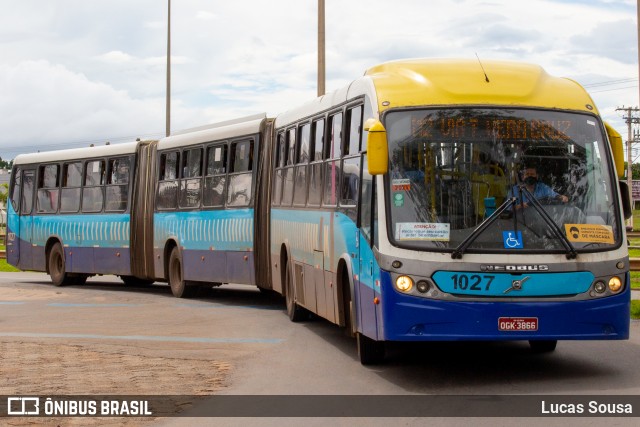 Metrobus 1027 na cidade de Goiânia, Goiás, Brasil, por Lucas Sousa. ID da foto: 8731504.