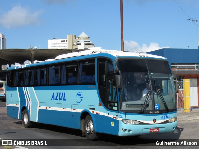 Expresso Azul 267 na cidade de Porto Alegre, Rio Grande do Sul, Brasil, por Guilherme Alisson. Número da foto: #8732967.