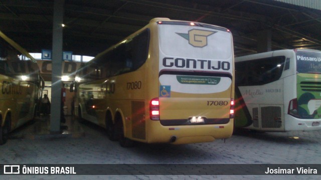 Empresa Gontijo de Transportes 17080 na cidade de Curvelo, Minas Gerais, Brasil, por Josimar Vieira. ID da foto: 8732663.