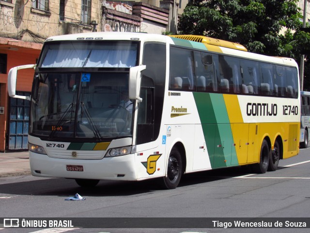 Empresa Gontijo de Transportes 12740 na cidade de Belo Horizonte, Minas Gerais, Brasil, por Tiago Wenceslau de Souza. ID da foto: 8732122.