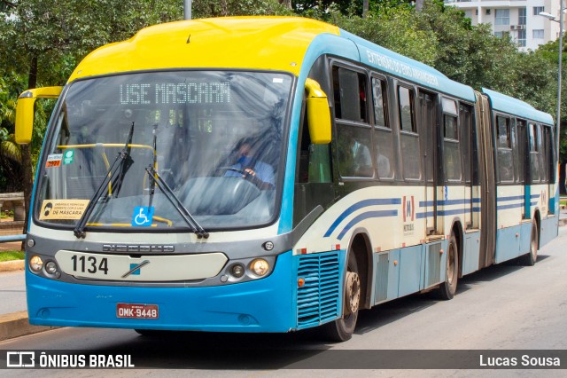 Metrobus 1134 na cidade de Goiânia, Goiás, Brasil, por Lucas Sousa. Número da foto: #8731515.