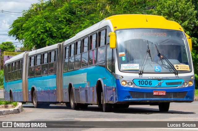 Metrobus 1006 na cidade de Goiânia, Goiás, Brasil, por Lucas Sousa. ID da foto: 8731505.